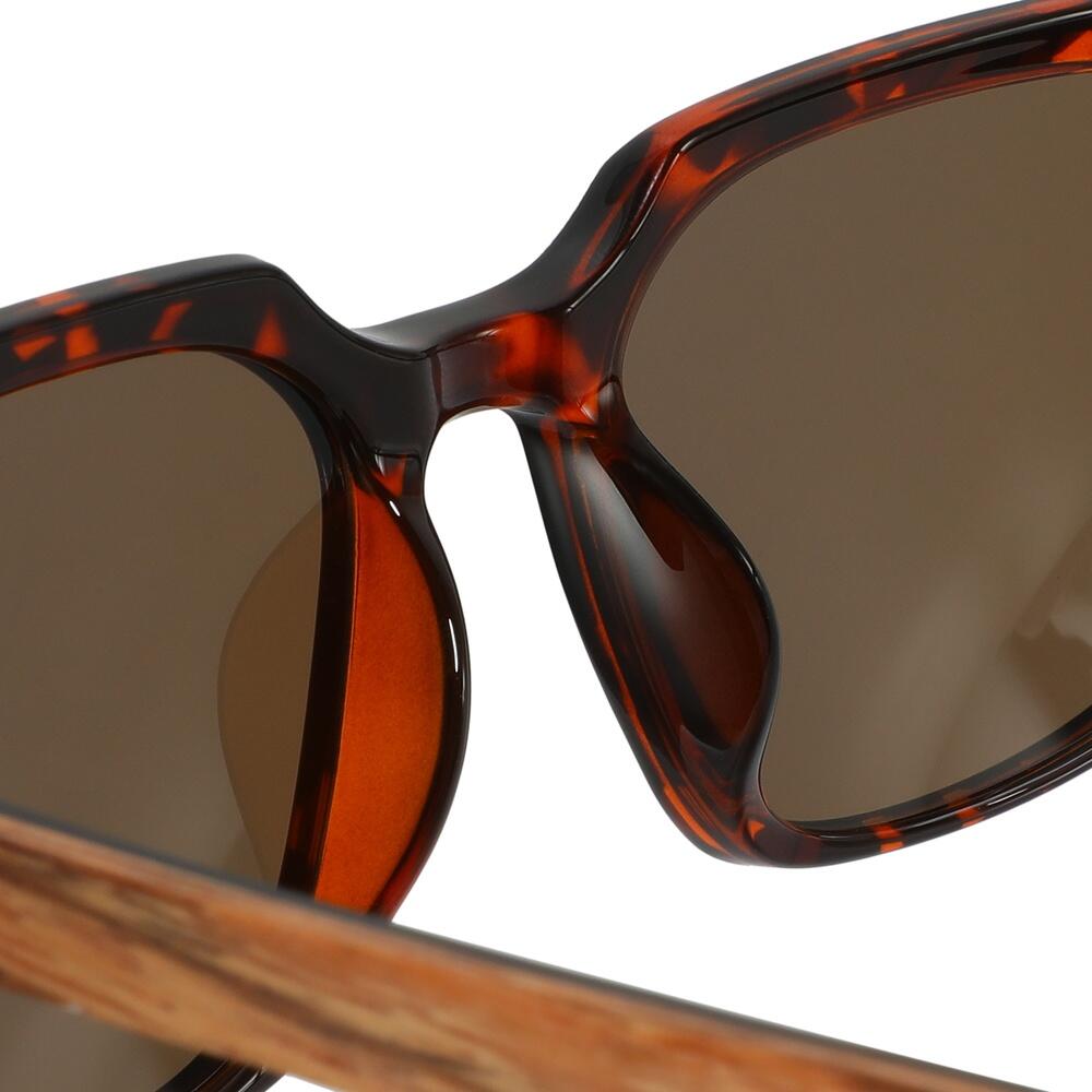 Sonnenbrille Feler 1605P-2 Polarisiert aus Holz Unisex 51mm 4/5