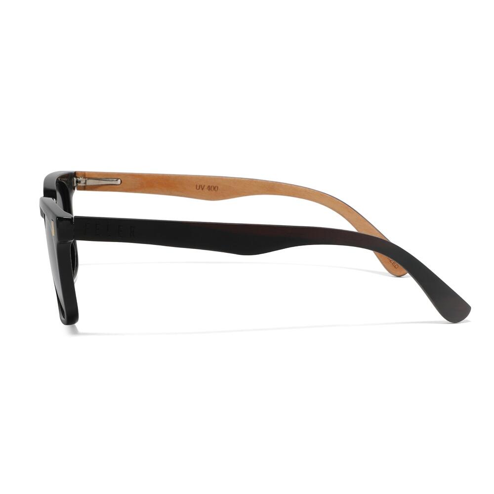 Lunettes de Soleil Feler 1558-1 Polarisées en Bois Unisexe 52mm 3/5