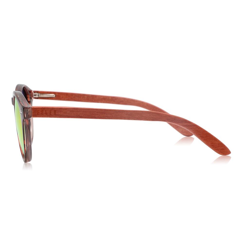 Lunettes de Soleil Feler 1537M-5 Polarisées en Bois Unisexe 50 mm 3/4