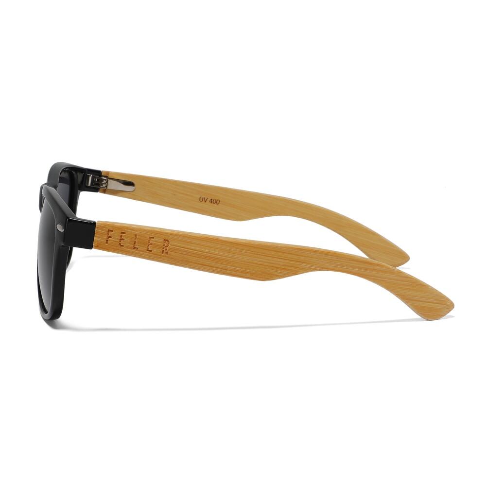 Lunettes de Soleil Feler 1203-1 Polarisées en Bois Unisexe 53mm 3/6