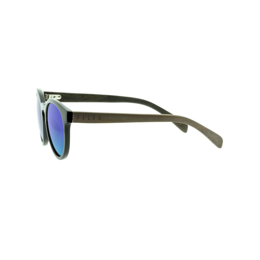 Lunettes de Soleil Unisex en Bois Feler 1507M-4 - Blue, Taille 51 mm 3/5