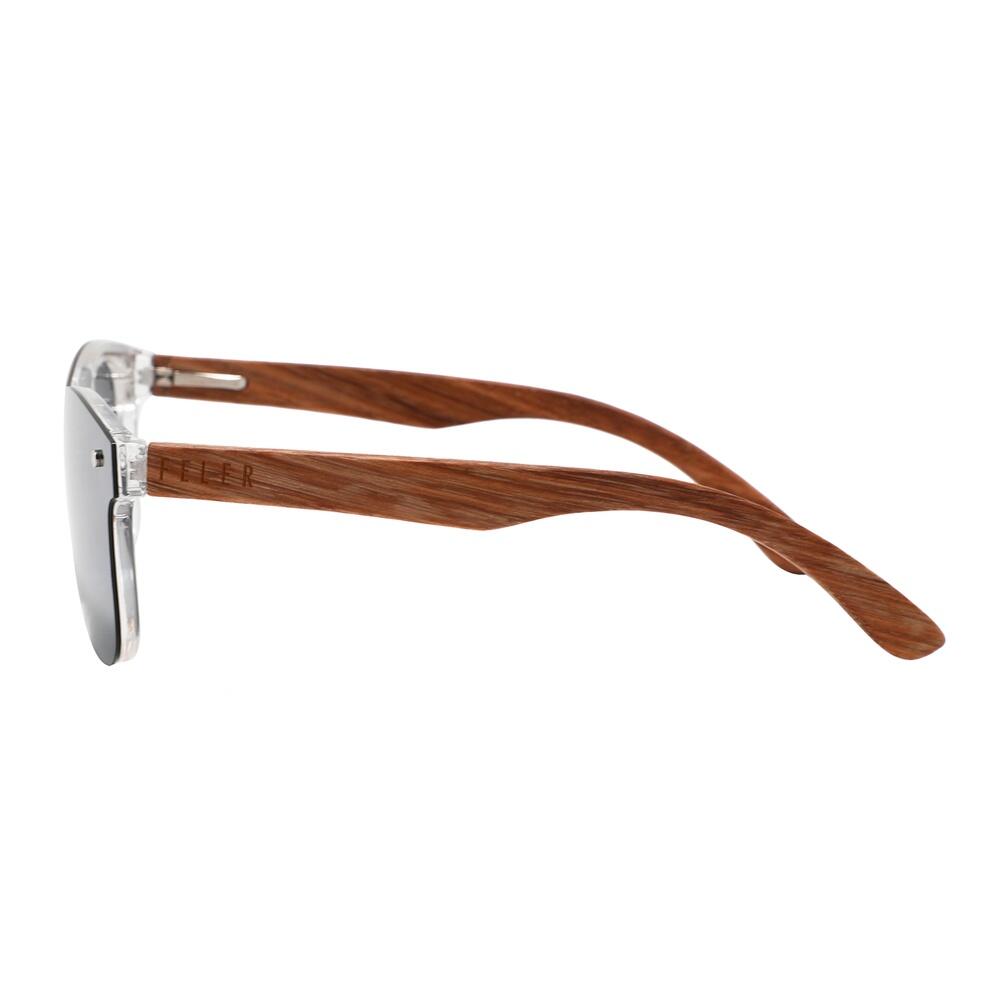 Gafas de Sol de Madera Feler 2504M-2 Unisex Talla 55 mm 3/4