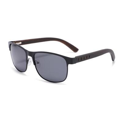Zonnebril van hout feler 2515-2 unisex, maat 55 mm