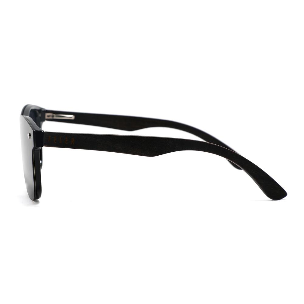 Gafas de Sol de Madera Feler 2504-1 Unisex Talla 55 mm 3/4