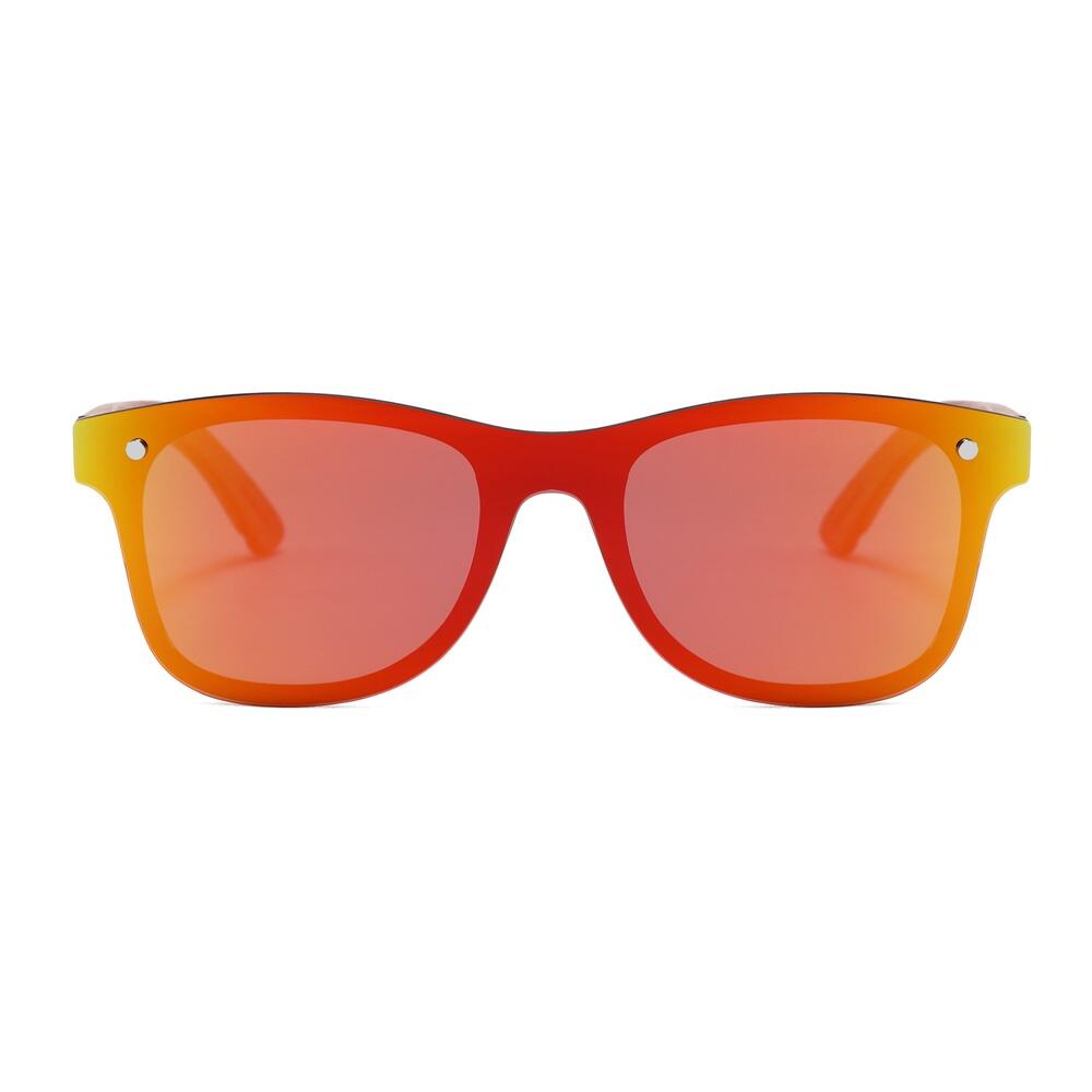 Lunettes de soleil en bois Feler 2504M-5 unisexe, taille 55 mm 2/4