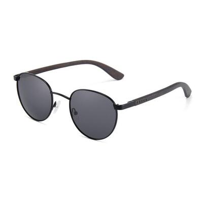 Zonnebril feler 1709-1 gepolariseerd van hout unisex 55 mm