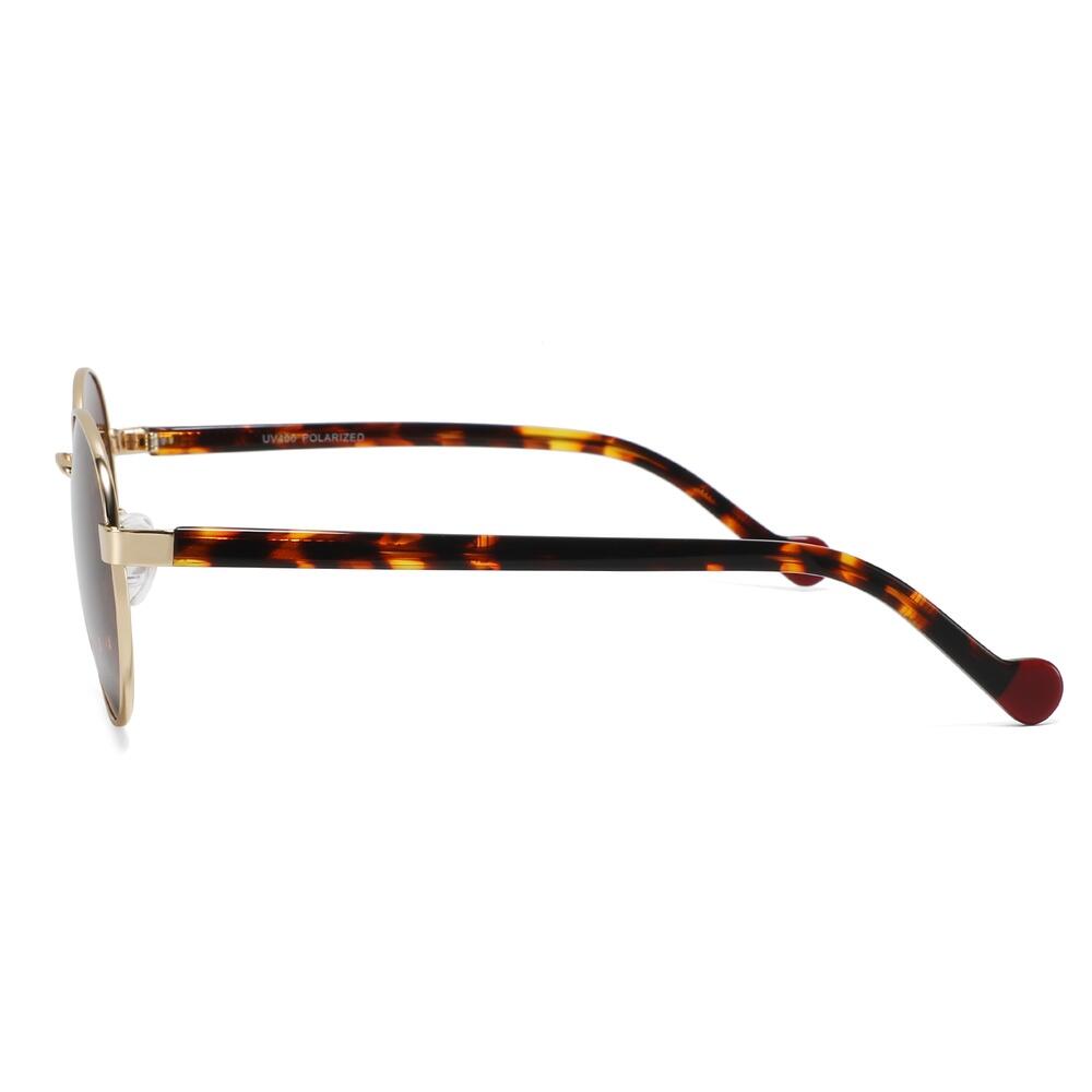 Lunettes de Soleil Feler 8519-2 Polarisées en Métal Unisexe 52 mm 3/4