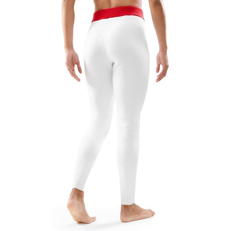 Pantaloni tricotați pentru femei Innsbruck-W White Alb
