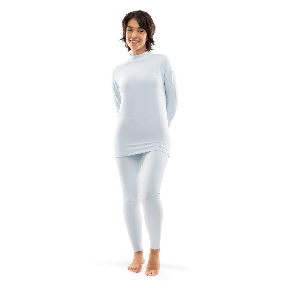 Leggings térmicos de mujer esquí y nieve Meiho-W Azul 3/8