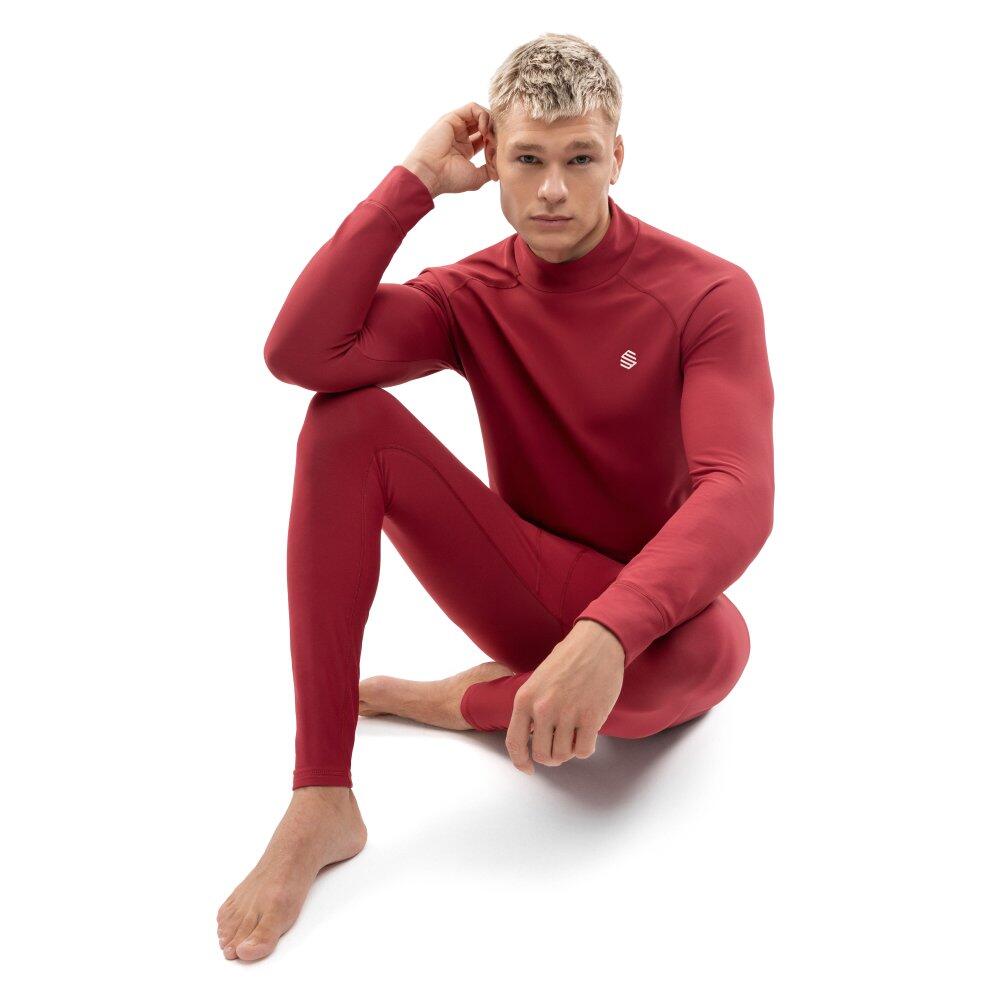 Pantaloni intimi termici da uomo Sport invernali Teine Marrone 3/7