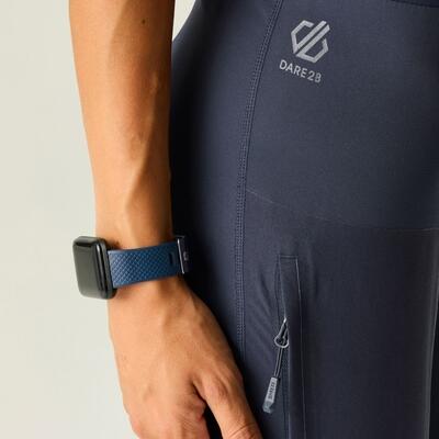Legging Dames Vochtregulerend Strak Zittend Voor Hiking 5/6