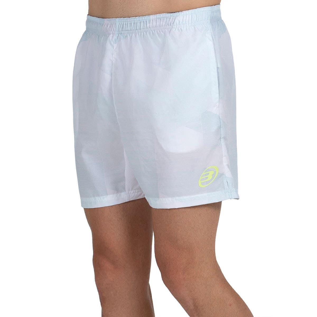 Short de padel BULLPADEL LlENO BLANC mesh respirant 3/7
