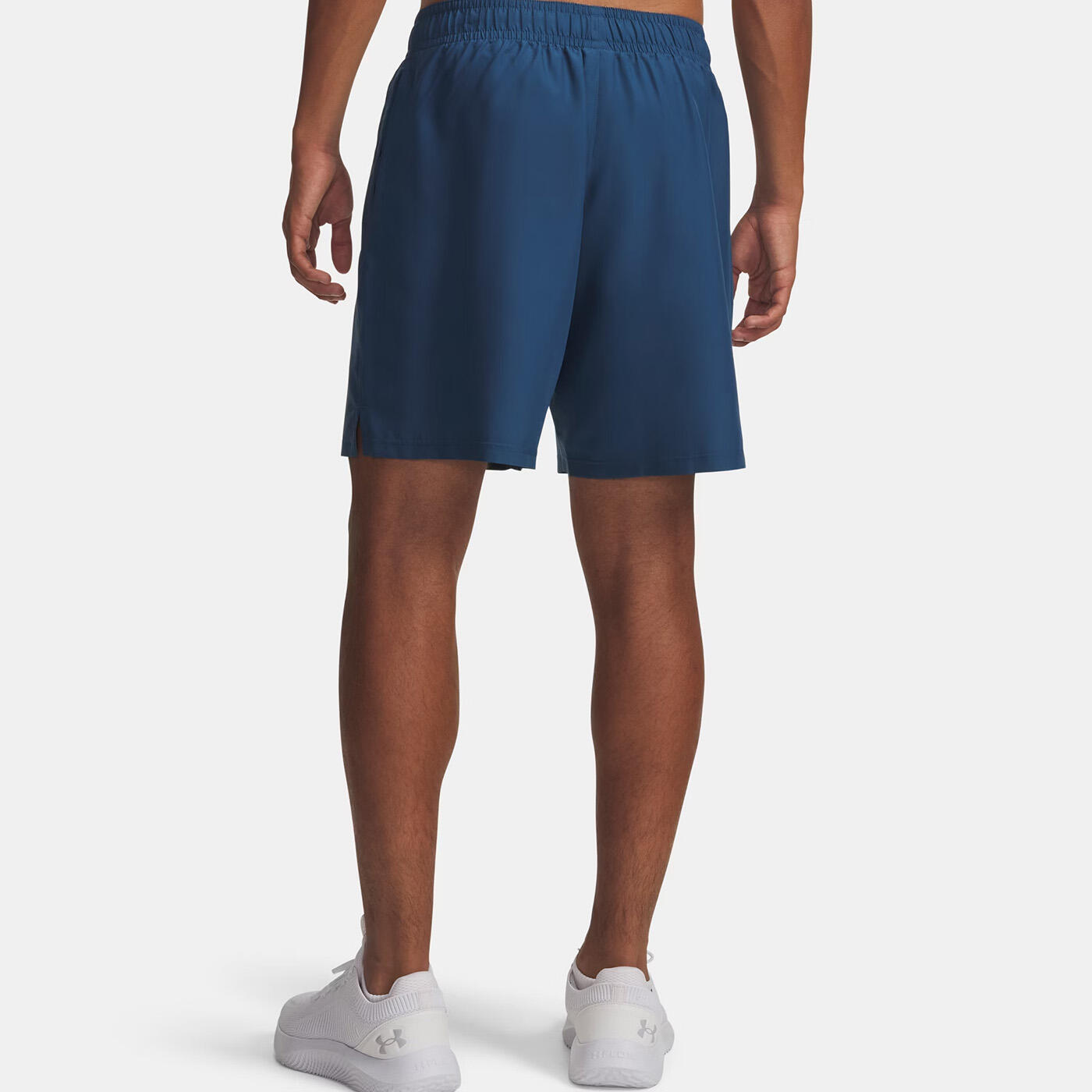 Short 21cm UA Tech™ tissé avec logo pour homme Under Armour Bleu jean 2/3