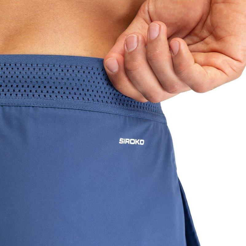 Pantaloni scurți tehnici de pentru bărbați Velozix Blue Albastru