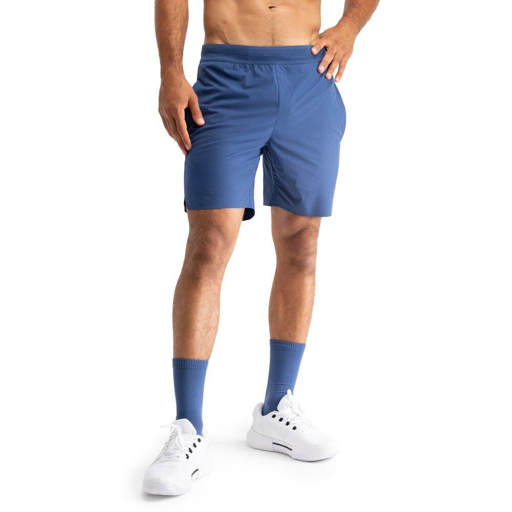 SIROKO Men Tennis 's technical shorts Velozix Blue Blue