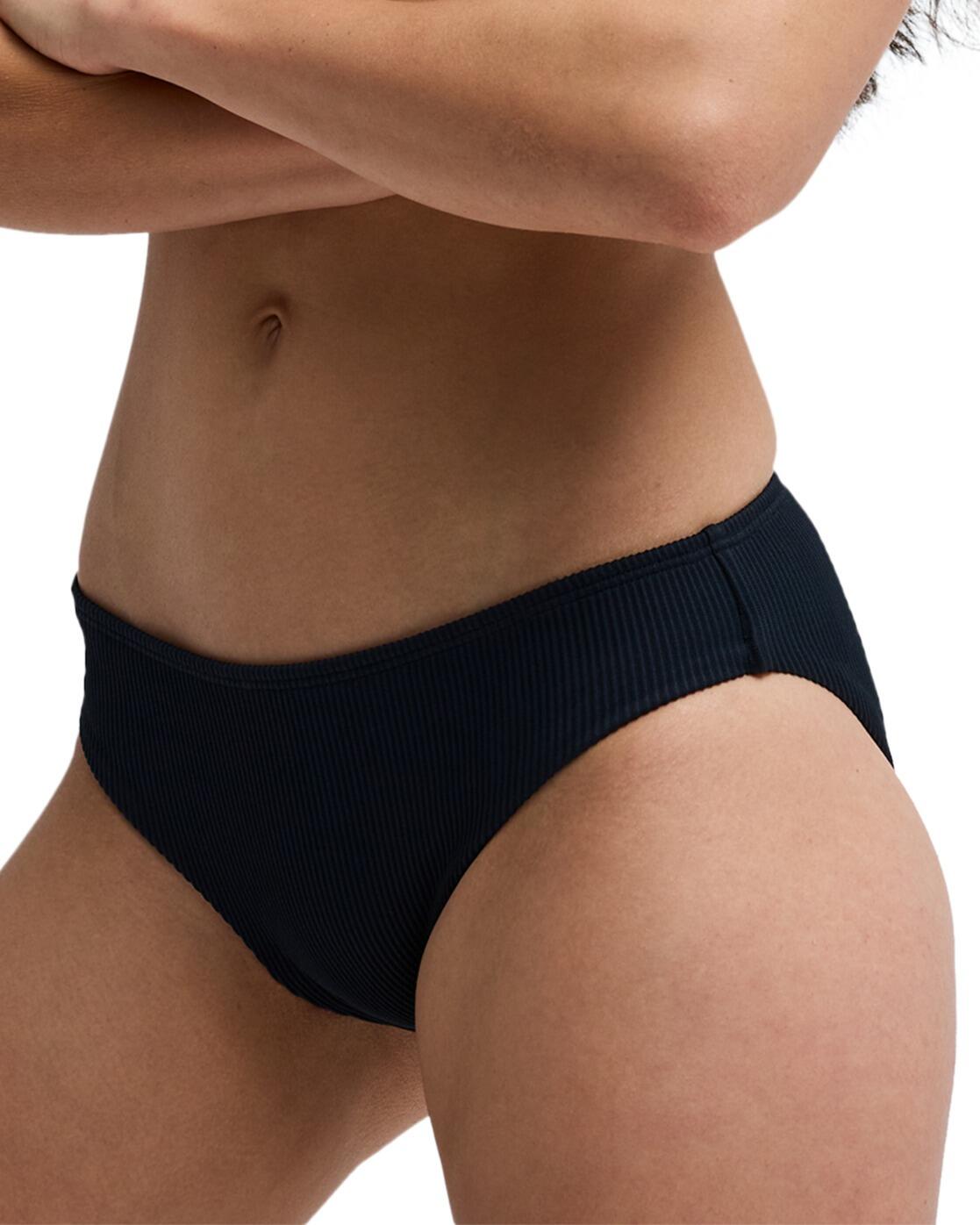 Bikiniunterteil mit hohem Bund ROXY LOVE HIPSTER Schwarz Dames 3/4