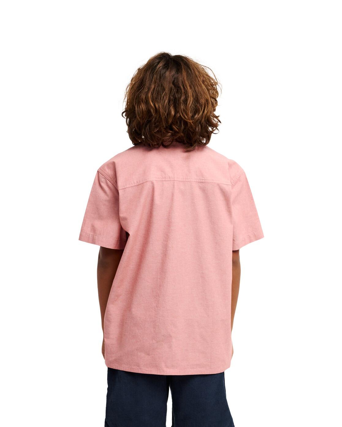 Chemise manches courtes DRUMFINS Rose Garçon 2/4