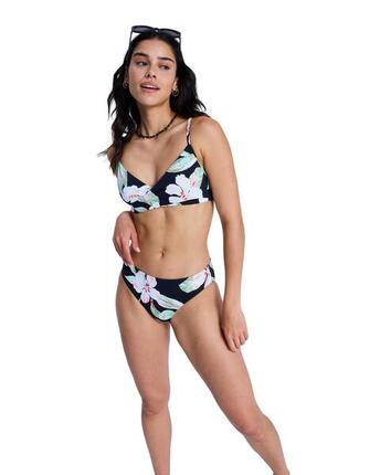 Bas de bikini hipster PRINTED ESSENTIALS HIPSTER Noir Femme