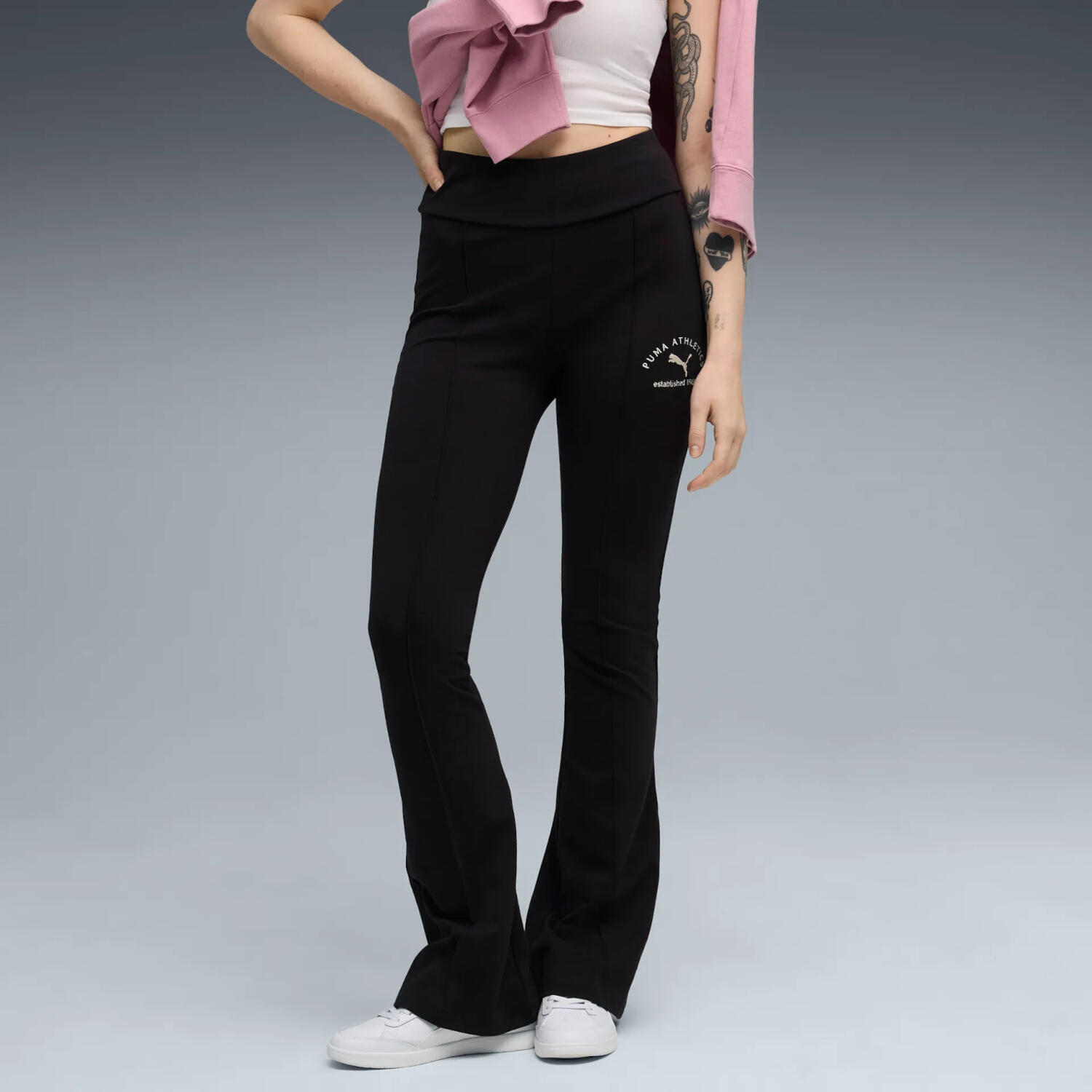 Puma Damen Leggings CLASS High-Waist Flared 688137 2/9