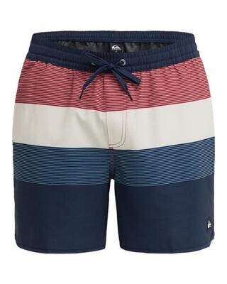 Zwembroek stretch scallop volley 16" braun heren