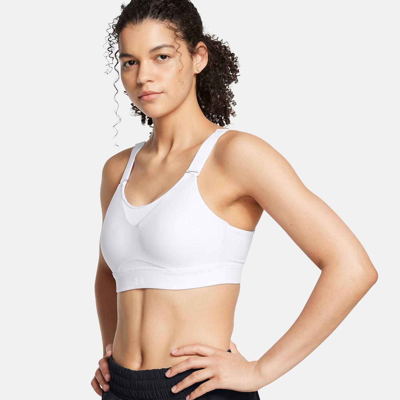Under Armour - Brassière De Sport Femme Ua Infinity 2.0 À Maintien Supérieur Blanc - Brassière - Blanc - Decathlon