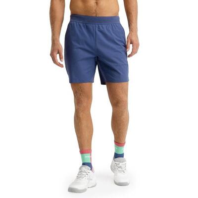 Heren padel short prism blue blauw
