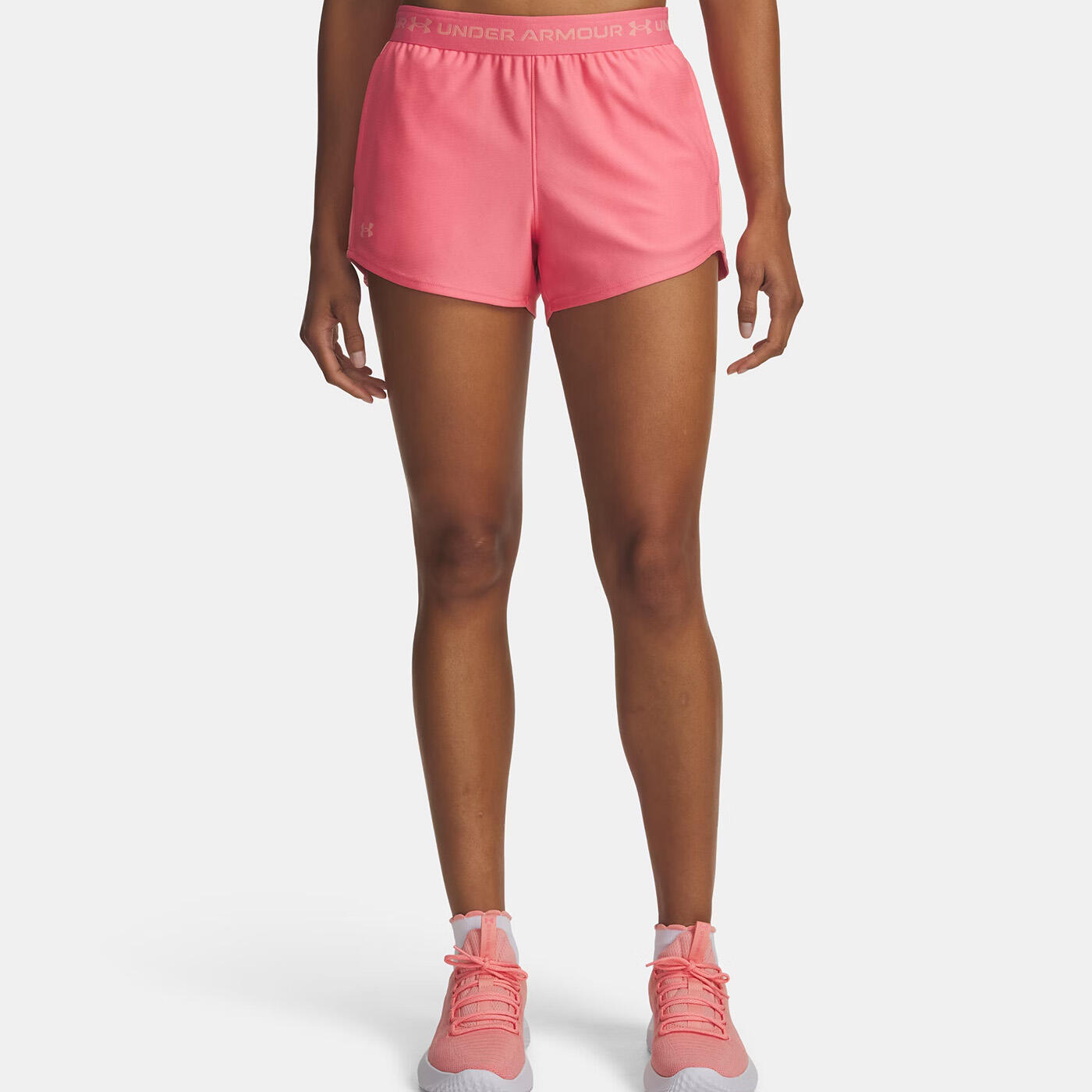 Under Armour - Short Ua tech™ Play Up Pour Femme Under Armour Rose Doux - Short - Rose - Decathlon
