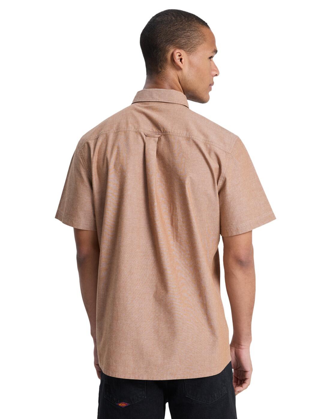 Chemise manches courtes DRUMFINS Marron Homme 2/4