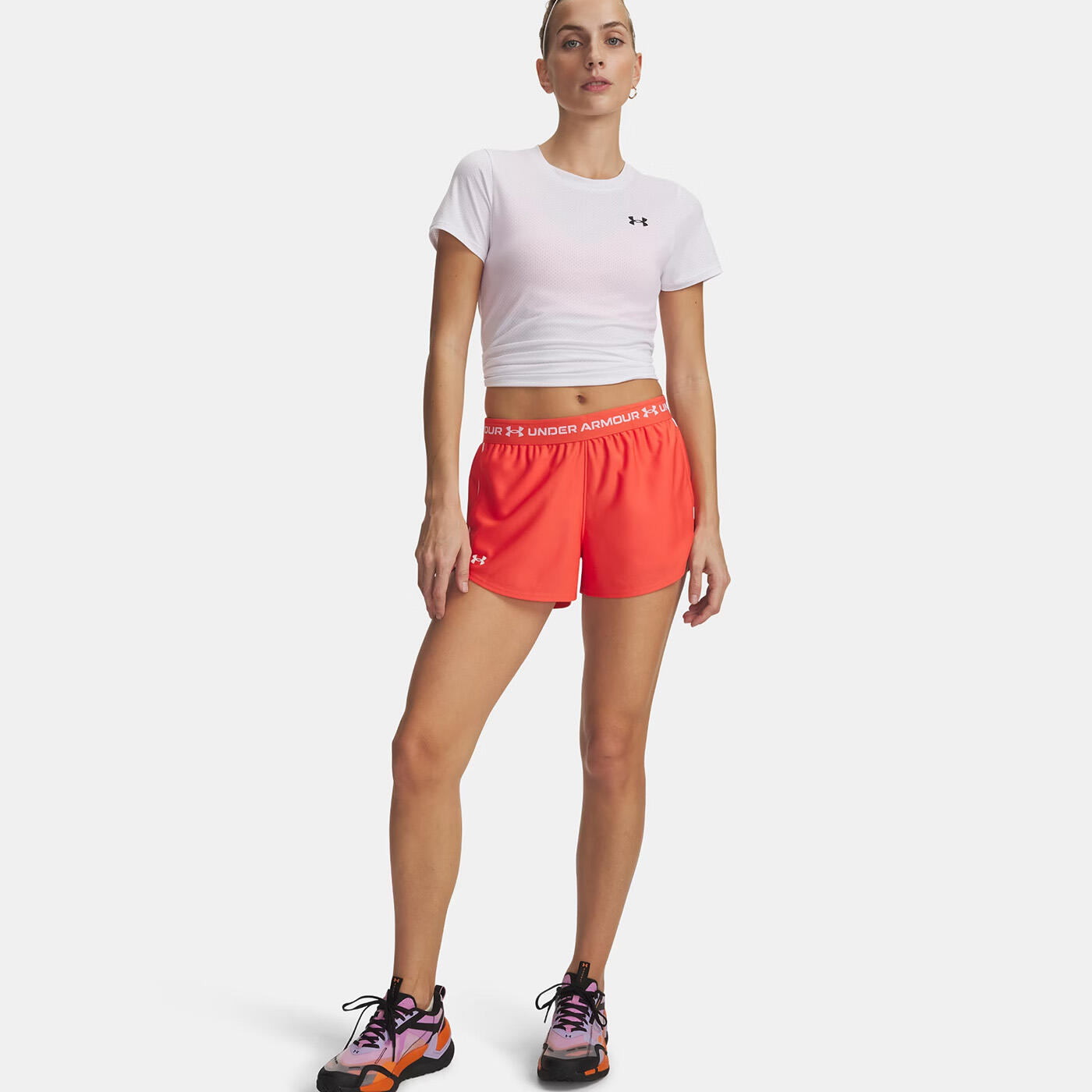 Short UA Tech™ Play Up pour femme Under Armour Rouge ardent 3/3