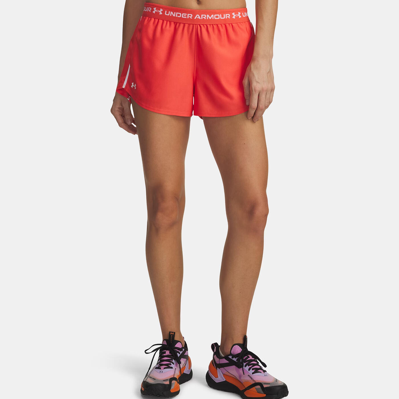 Under Armour - Short Ua tech™ Play Up Pour Femme Under Armour Rouge Ardent - Short - Rouge - Decathlon