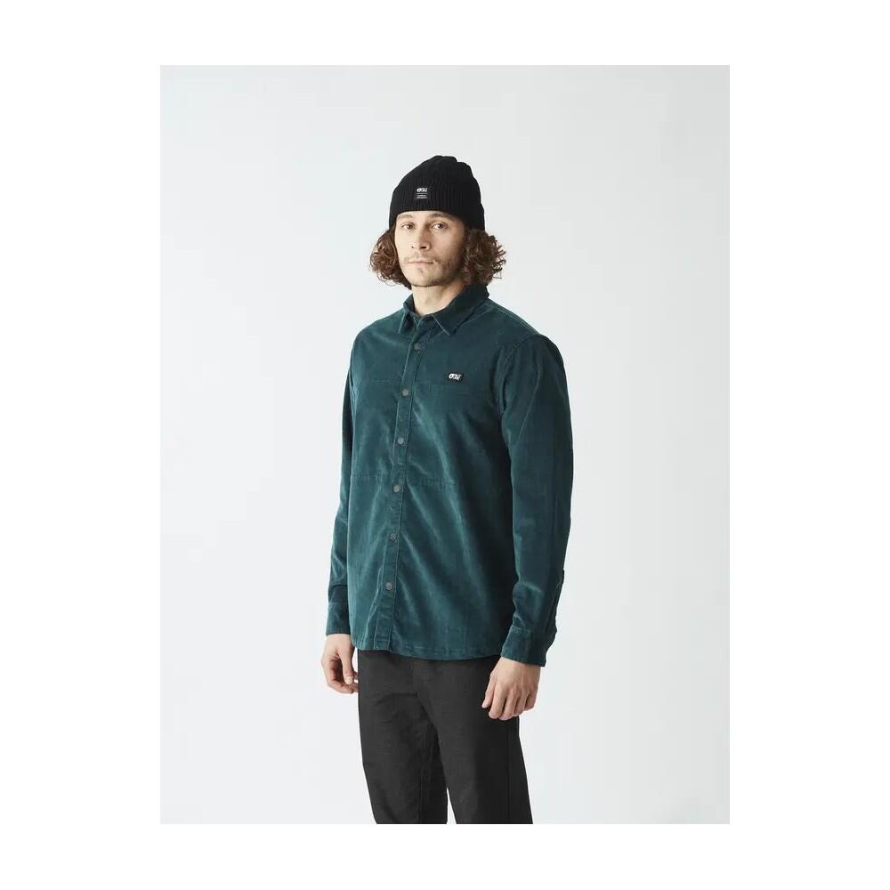 PICTURE Chemise en velours homme GRAFTONS - DEEP WATER 2/5