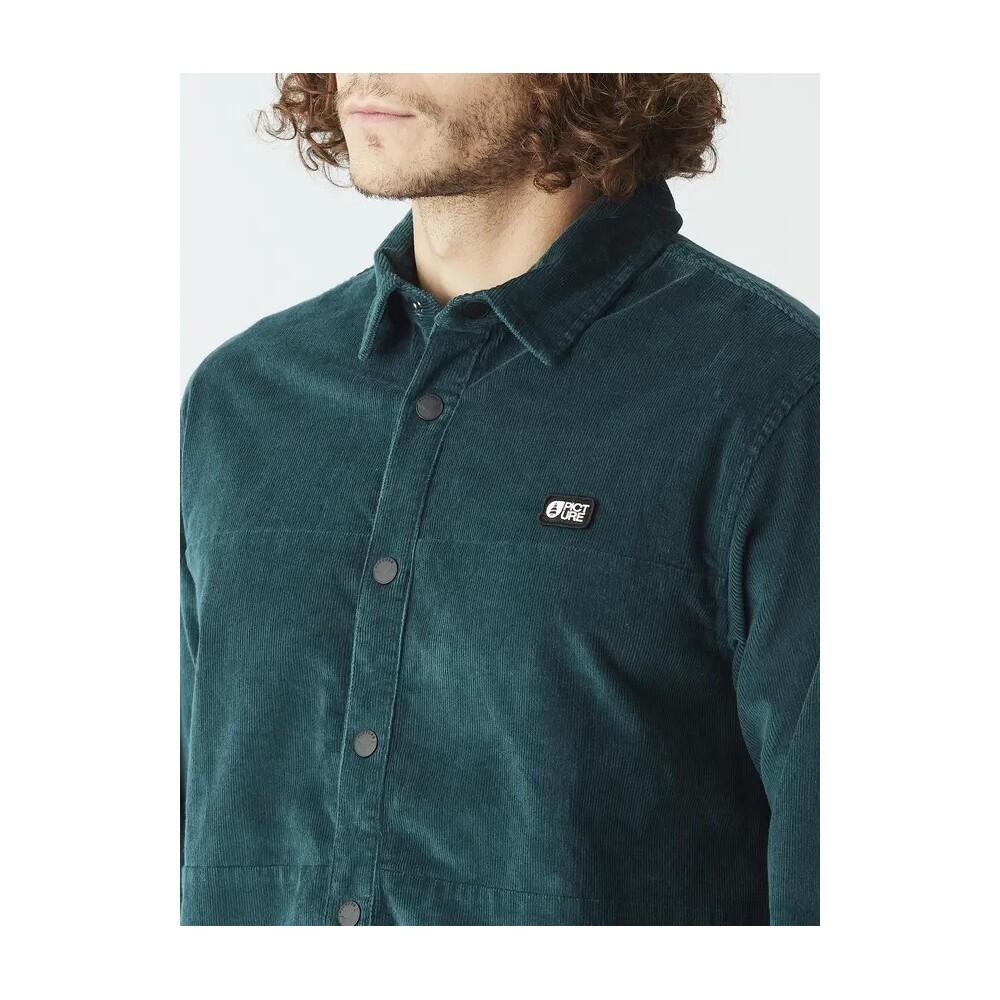 PICTURE Chemise en velours homme GRAFTONS - DEEP WATER 4/5