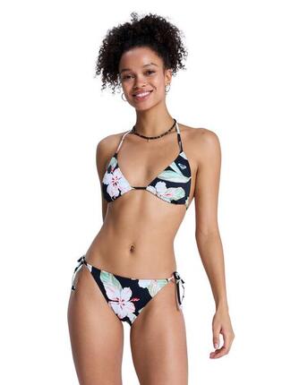 Ensemble de bikini Tiki Tri deux pièces PRINTED ESSENTIALS TS SET Noir Femme