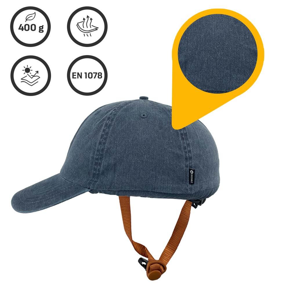 Vizorz SwitchCap casque de vélo - Blue cap 3/7
