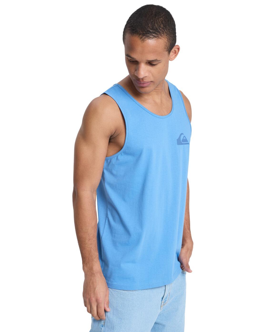 Débardeur EV COMP LOGO Bleu Homme 3/4
