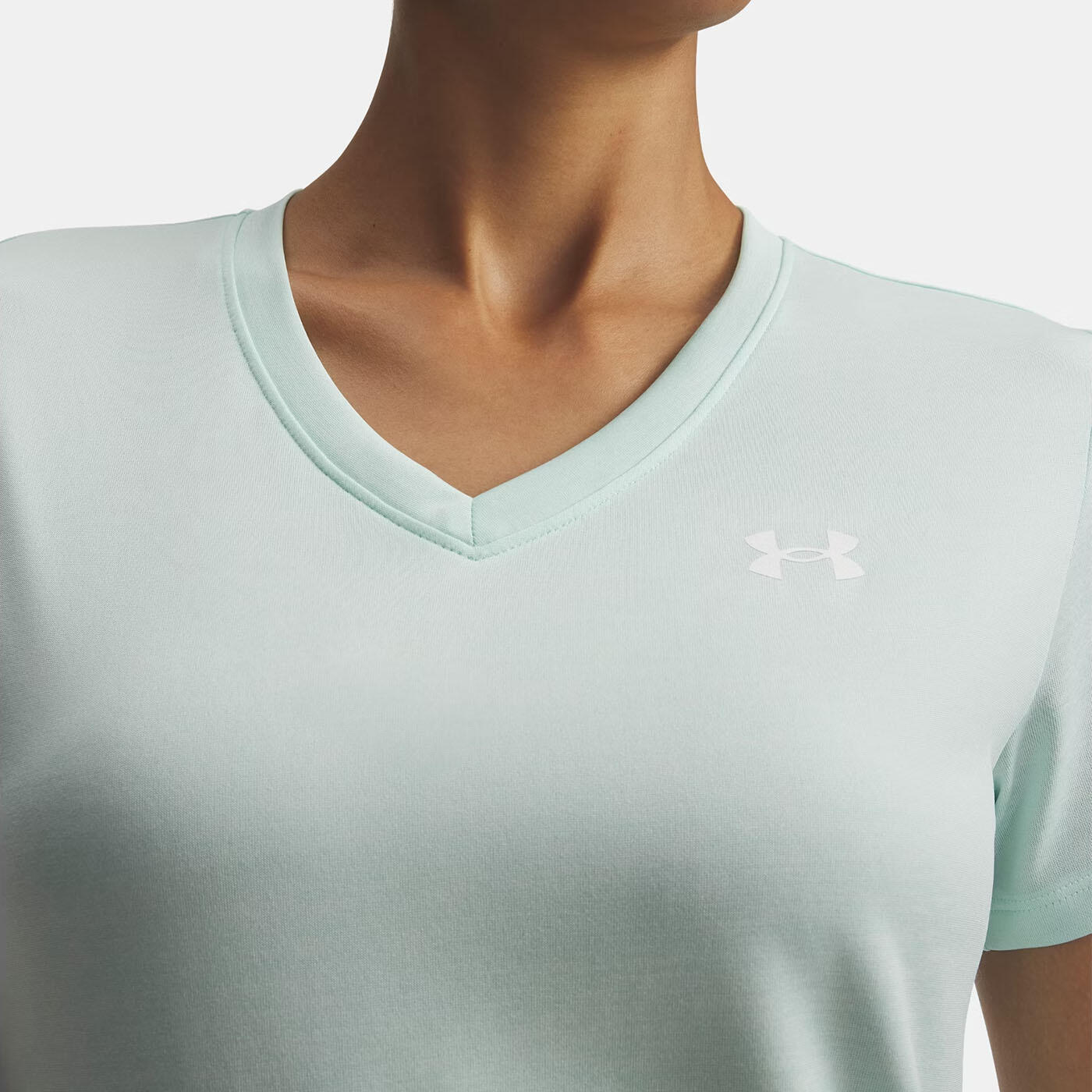 T-shirt UA Tech™ Twist pour femme Under Armour Vert menthe 3/3