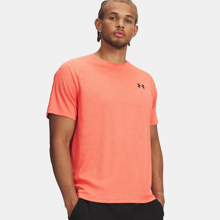 T-shirt UA Tech™ texturé pour homme Under Armour Rouge ardent
