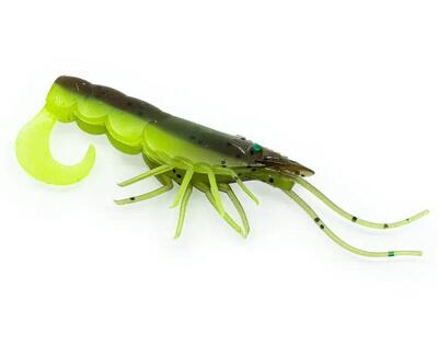 Softbait - chasebaits – curly prawn (jelly prawn, 9 cm)