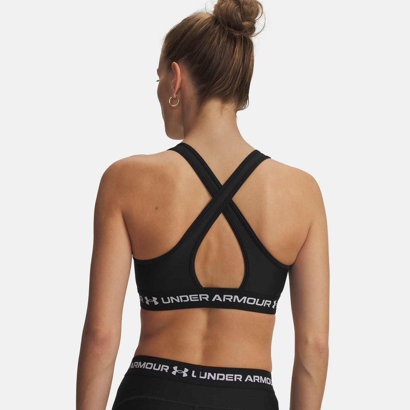 Under Armour® Sportbeha Met Kruisbandjes En Medium Support Ultimate Black 2/4