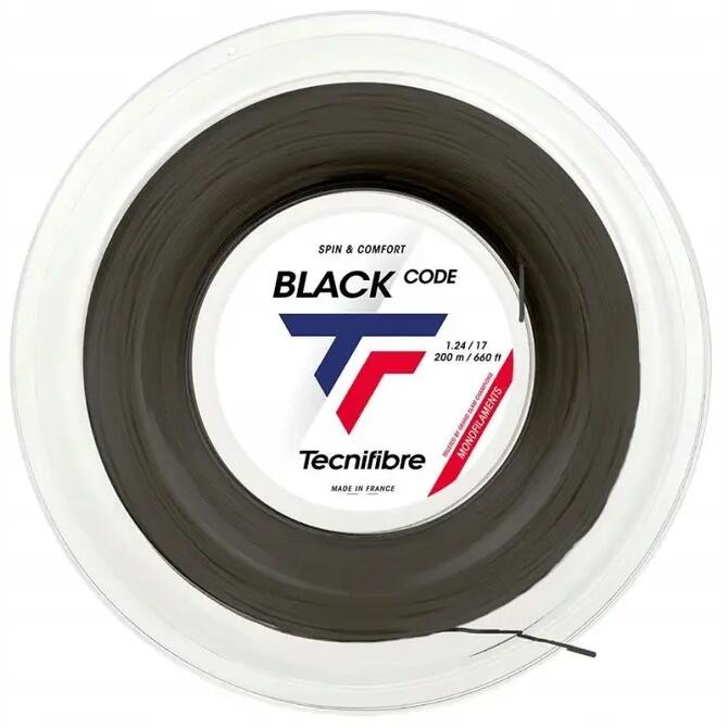Tennis strings Tecnifibre Black Code 200 m
