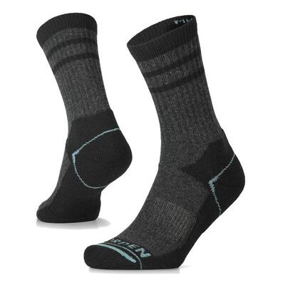 Lorpen wool hike crew 2-pack - blauw/grijs - standaard sok