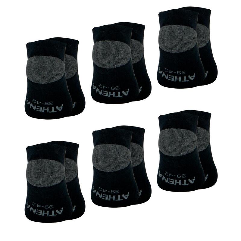 Lot De 4 Paires De Chaussettes Running Homme Athena - Coton/polyester, Sans Coutures, Label OEKO-TEX