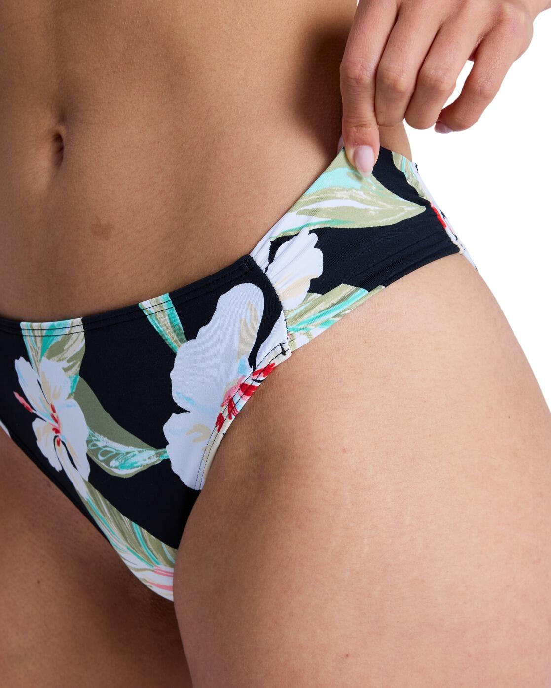 Braguita de bikini de cobertura media PRINTED ESSENTIALS MODERATE Negro Mujer 4/4