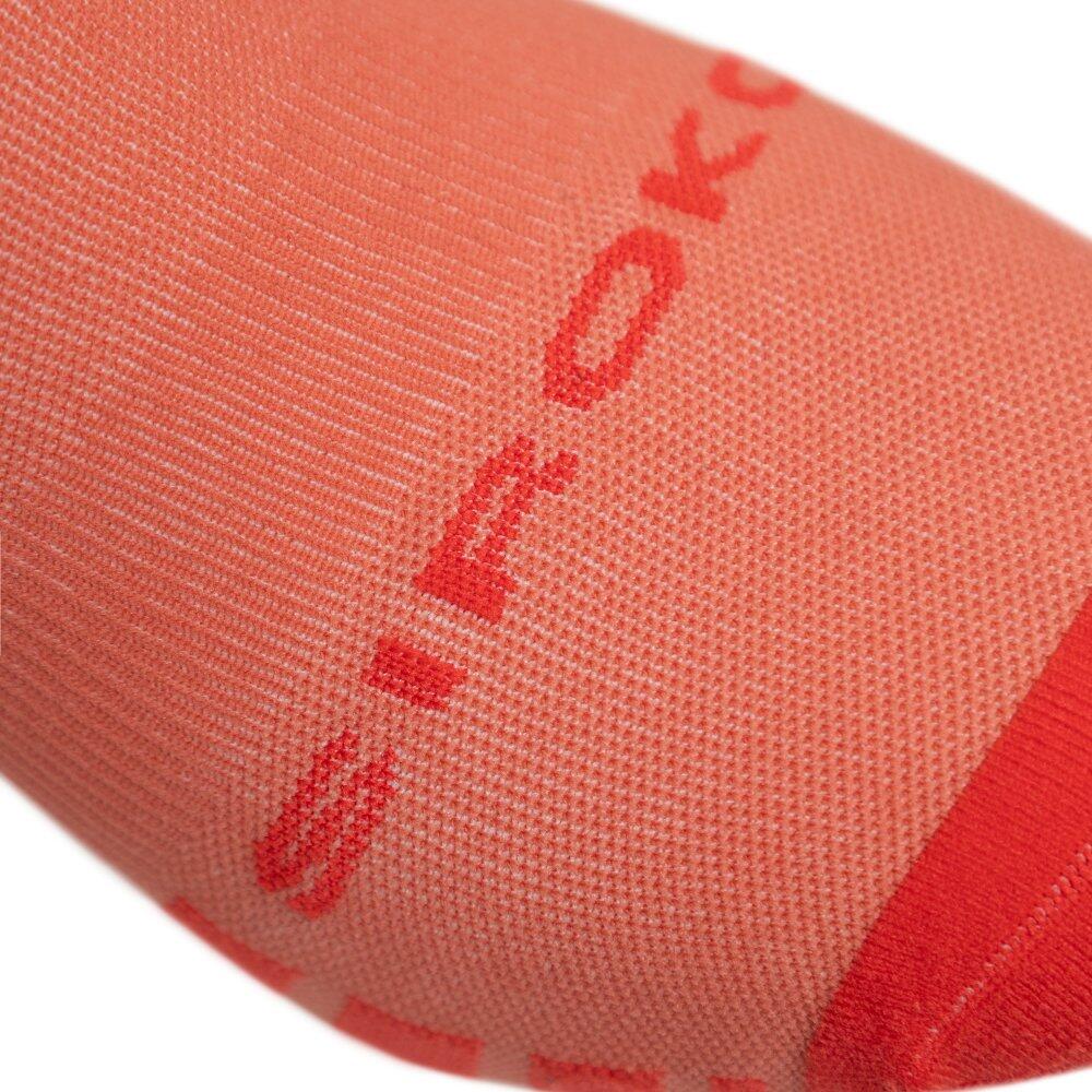Heren en Dames Fietsen Gravel sokken GS1 Tile Rood 4/7