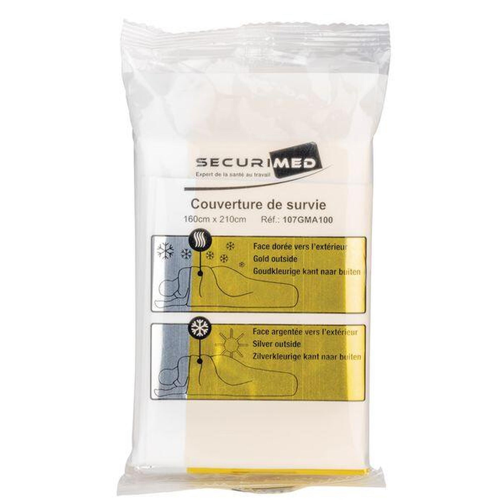 Securimed - Couverture De Survie Isotherme Double Face - Couverture De Survie - No Size - Decathlon