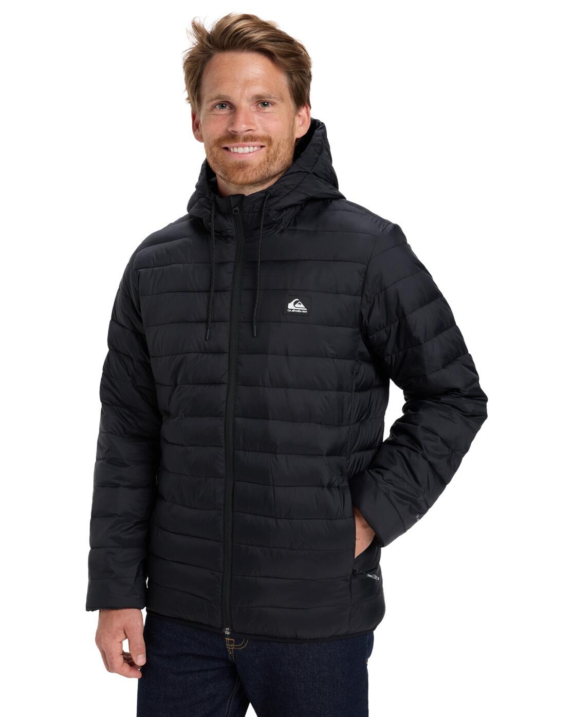 Chaqueta aislante con capucha SCALY HOOD Negro Hombre 3/4