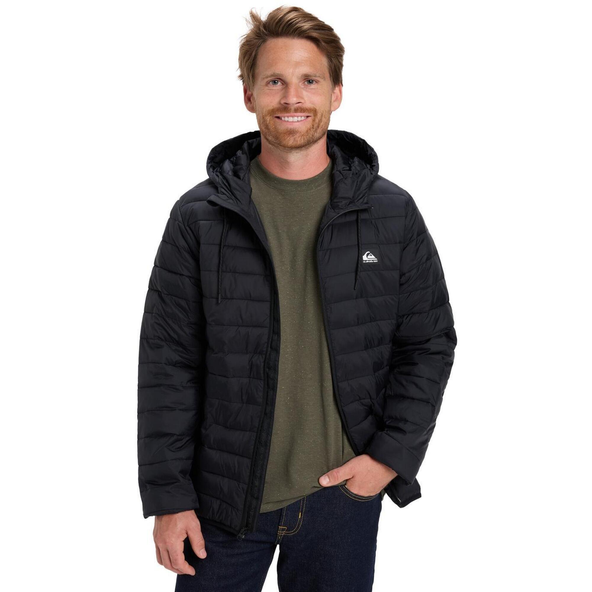 Quiksilver - Veste Isolante À Capuche Scaly Hood Noir Homme - Veste - Noir - Decathlon