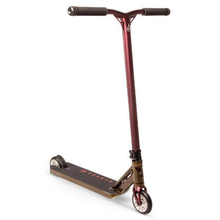 Trottinette freestyle custom TRIAD Park Bronze/Red 4.7"x19.5