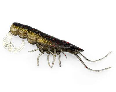 Softbait - chasebaits – curly prawn (jelly prawn, 9 cm)