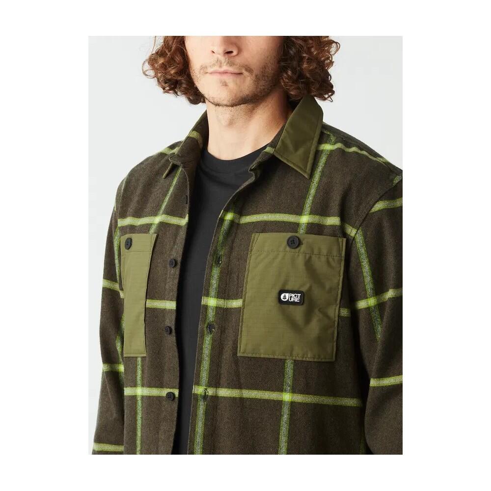 PICTURE Chemise à carreaux homme RELOWA - TOBACCO 6/6